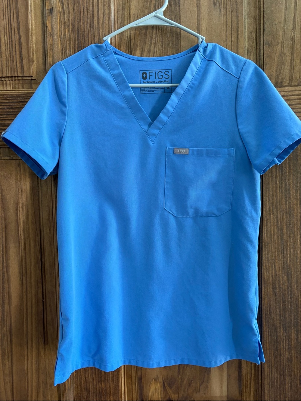 FIGS Catarina Scrub Top XS Blue Technical Collection FW1000